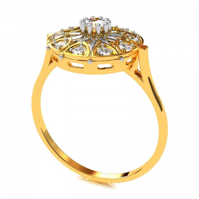 Yellow Gold Cocktail Ring