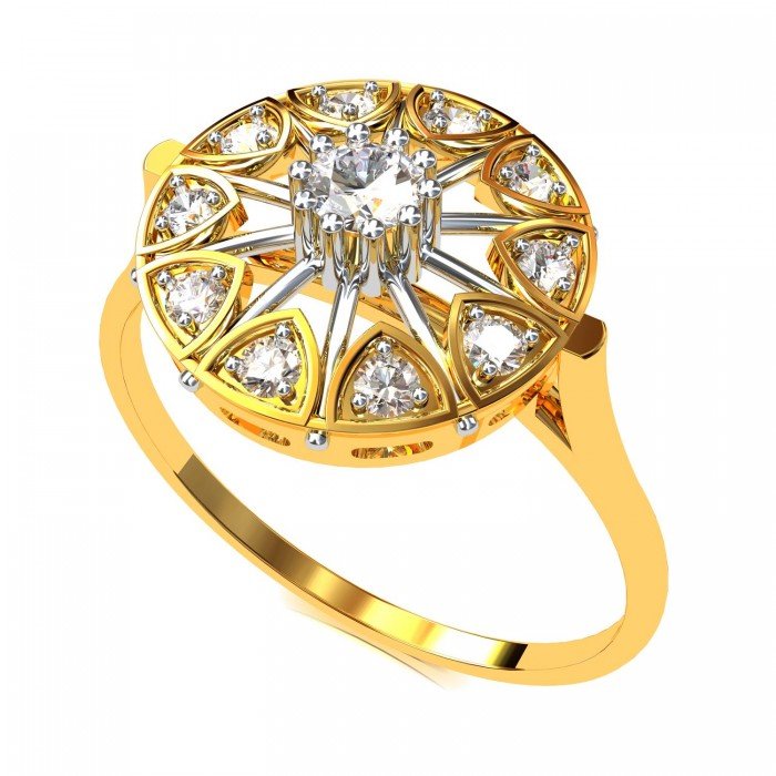 Yellow Gold Cocktail Ring