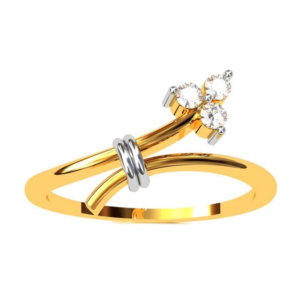 The Mekna Casual American Diamond Ring The Mekna Casual American Diamond Ring