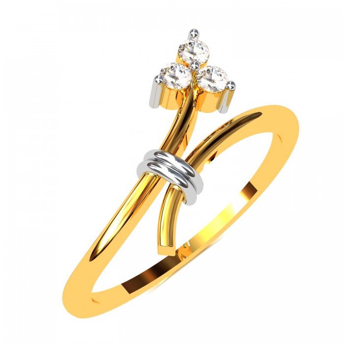The Mekna Casual American Diamond Ring