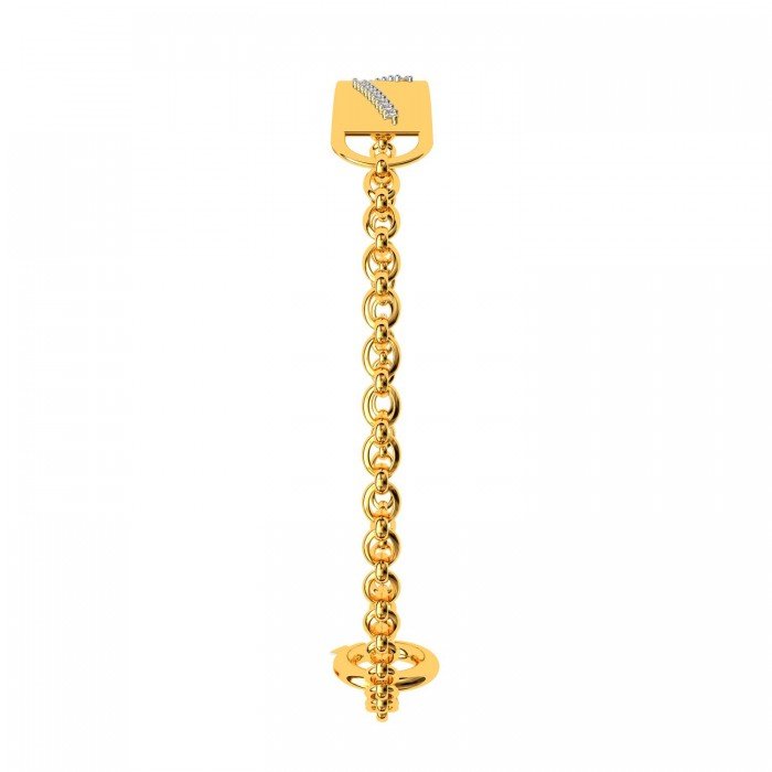 Men Rectangular Diamond Bracelet