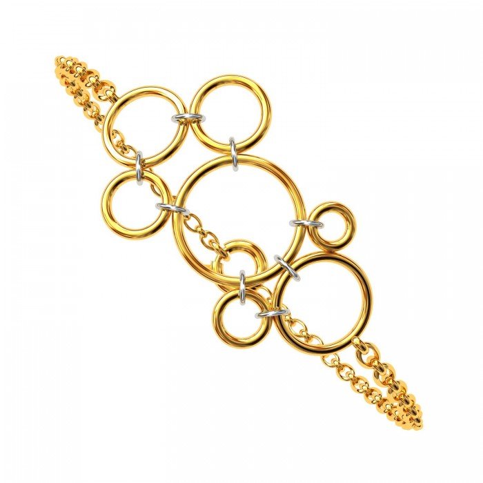 Round Ring Chain Bracelet