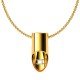 Designer American Diamond Pipe Pendant