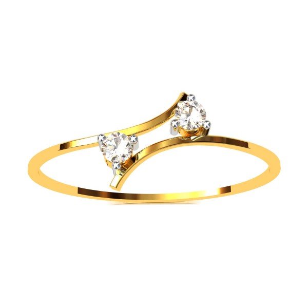 Two American Diamond Cross Ring Two American Diamond Cross Ring