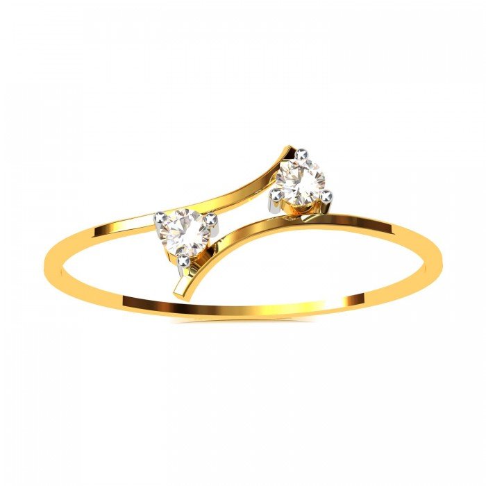 Two American Diamond Cross Ring Two American Diamond Cross Ring