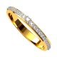 Yellow Gold American Diamond Band