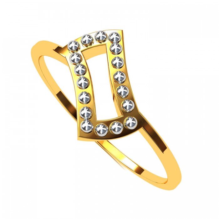 Gold Ball Promise Ring