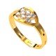 Pear Cluster American Diamond Ring