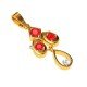 Ruby American Diamond Small Locket