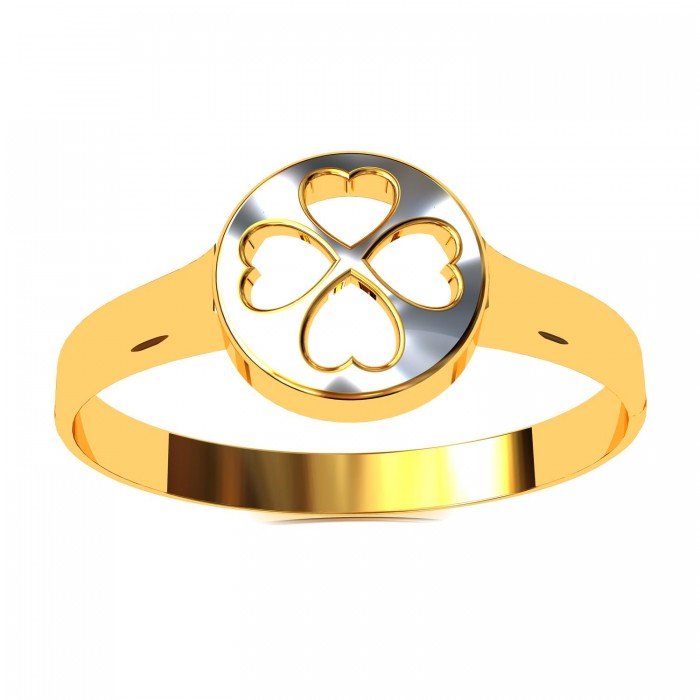 Gold Heart Promise Ring