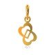 The Double Love Gold Pendent