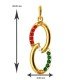 Multi Color Stone Fashion Pendant