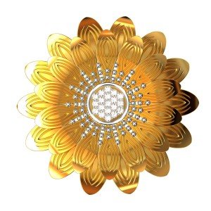 Floral Sunflower Pendant