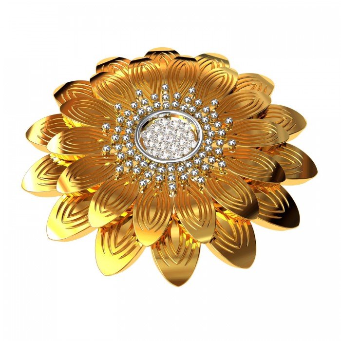 Floral Sunflower Pendant