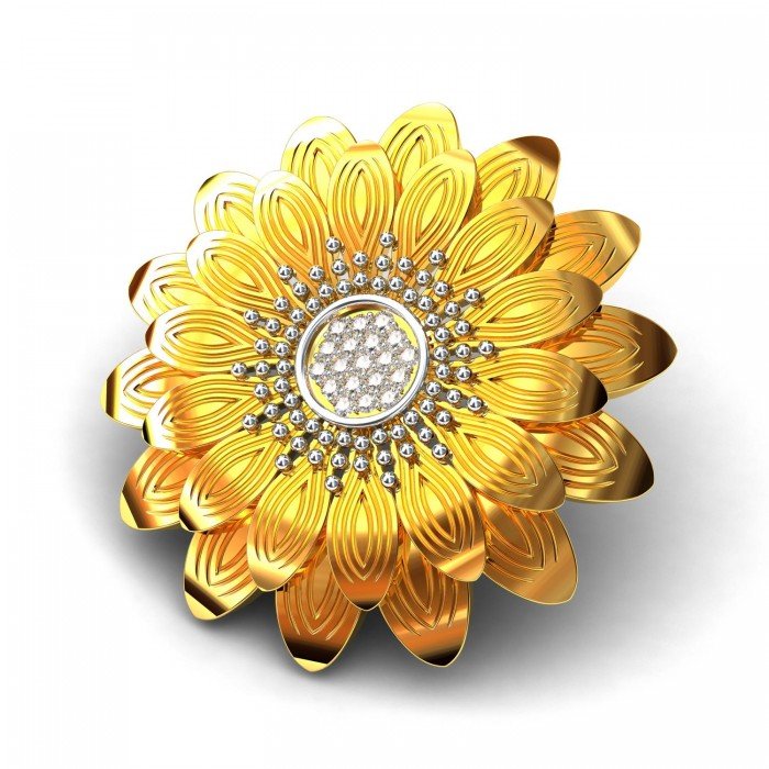 Floral Sunflower Pendant