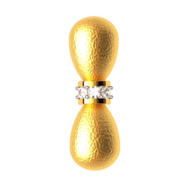 The Dumbbell Bee Gold Pendent The Dumbbell Bee Gold Pendent