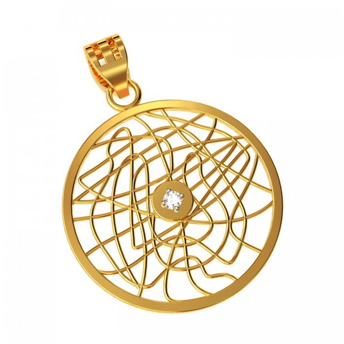 The Karishma Gold Pendent