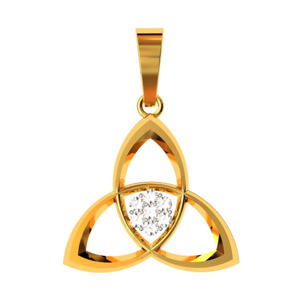 The American Diamond Orchid Pendent The American Diamond Orchid Pendent