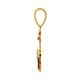 The American Diamond Orchid Pendent