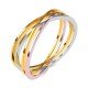 Tri Color Band Ring