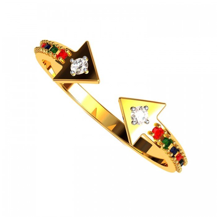 Multi Stone Arrow Ring