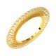 Spiral Gold Bangle