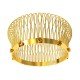 Citrine Wedding Gold Bangle