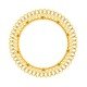 Citrine Wedding Gold Bangle