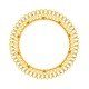 Citrine Wedding Gold Bangle