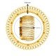 Citrine Wedding Gold Bangle