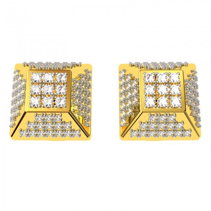 Square Earring Gold