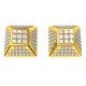 Square Earring Gold