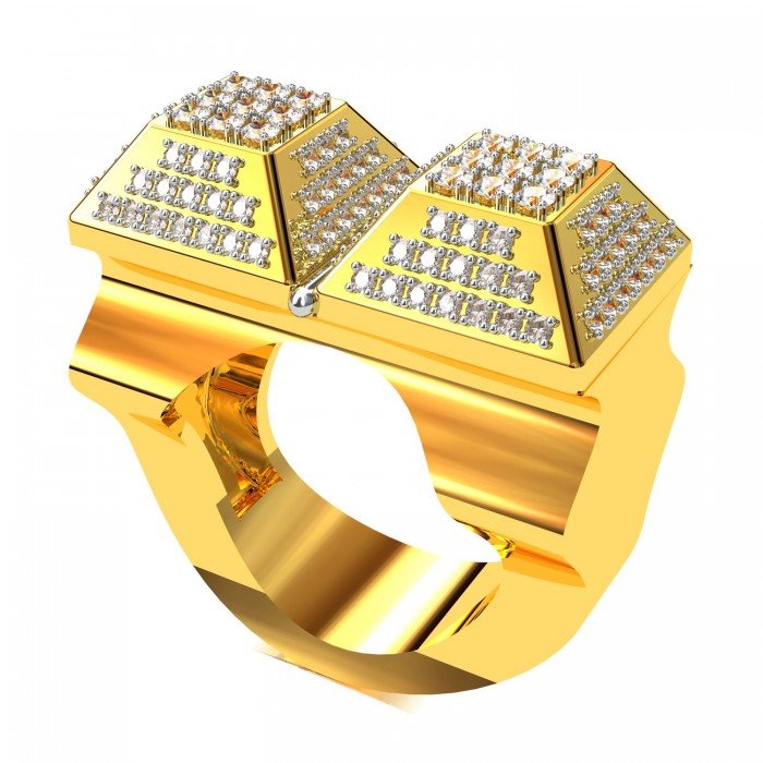 Stylish Womens American Diamond Cocktail Ring