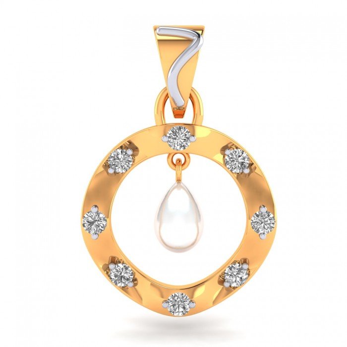 Gold Pearl Pendant