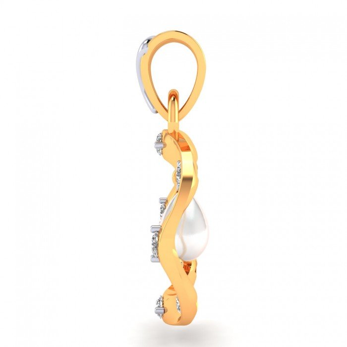 Gold Pearl Pendant