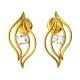 American Diamond Gold Earring