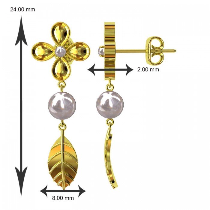 Pearl Dangling Earring