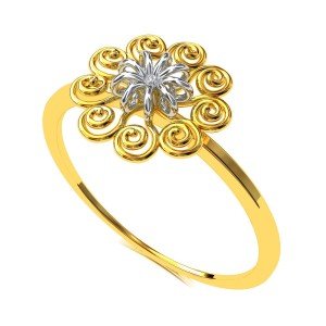 Sprial Gold Rings