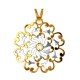 American Diamond Circle Pendant