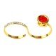 Ruby American Diamond Fingure Ring Ruby American Diamond Fingure Ring