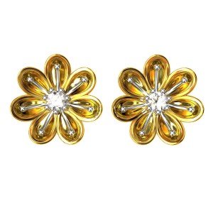 American Diamond Ear Stud