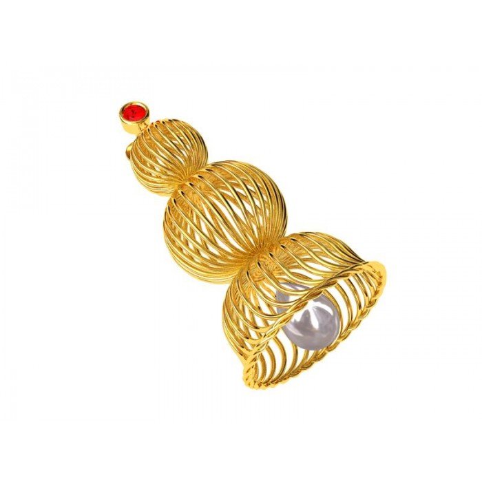 Three Step Jhumka Earring