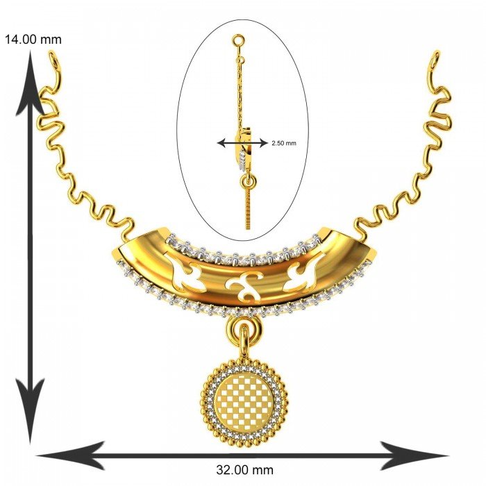 Handcraft American Diamond Necklace