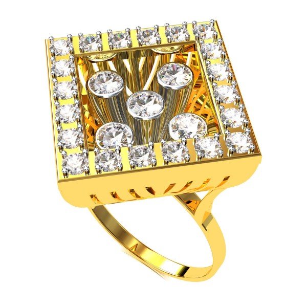 Square Cocktail Ring Square Cocktail Ring