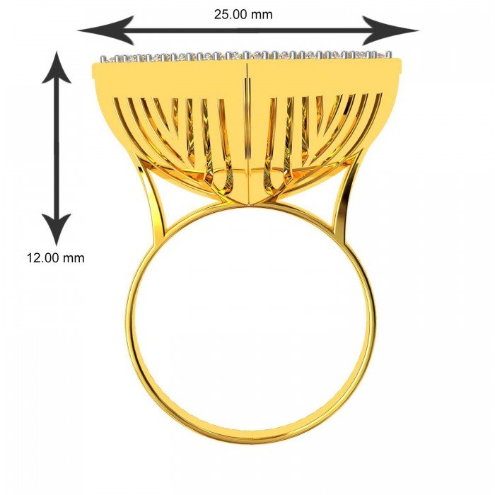 Square Cocktail Ring