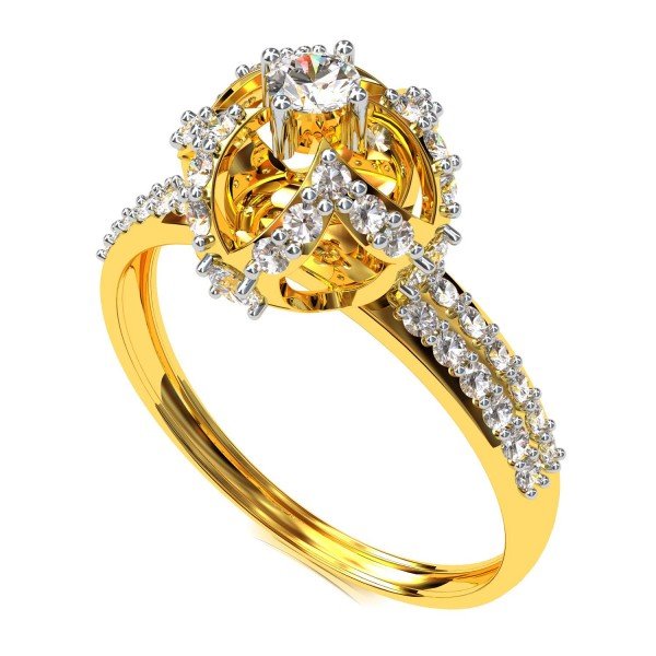 Women American Diamond Cocktail Ring Women American Diamond Cocktail Ring