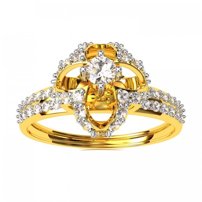 Women American Diamond Cocktail Ring