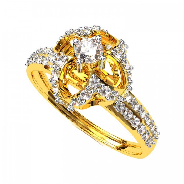 Women American Diamond Cocktail Ring