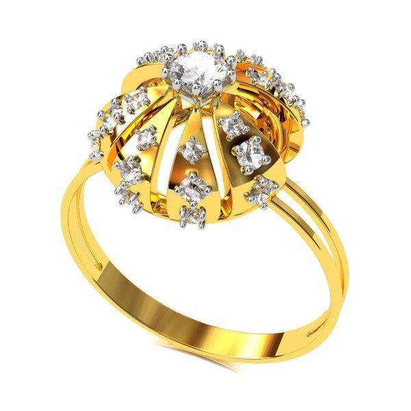 Womens American Diamond Cocktail Ring Womens American Diamond Cocktail Ring