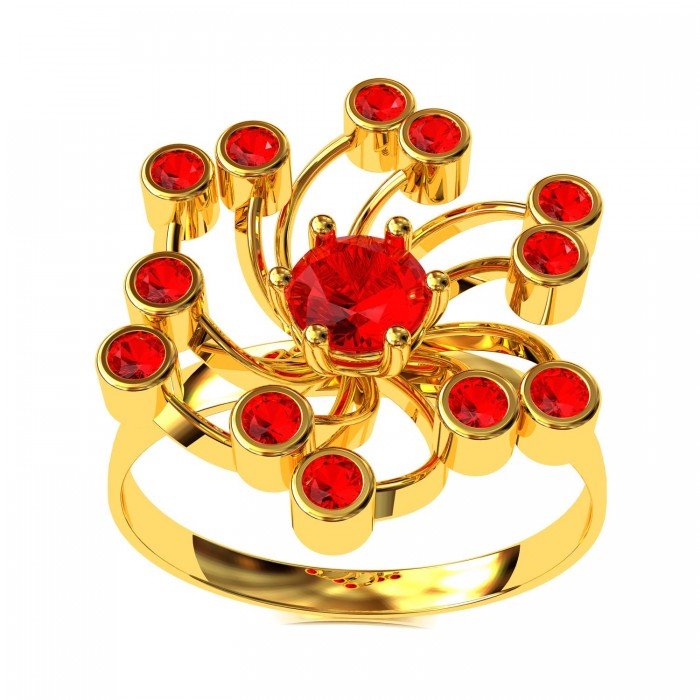 Ruby Cocktail Ring